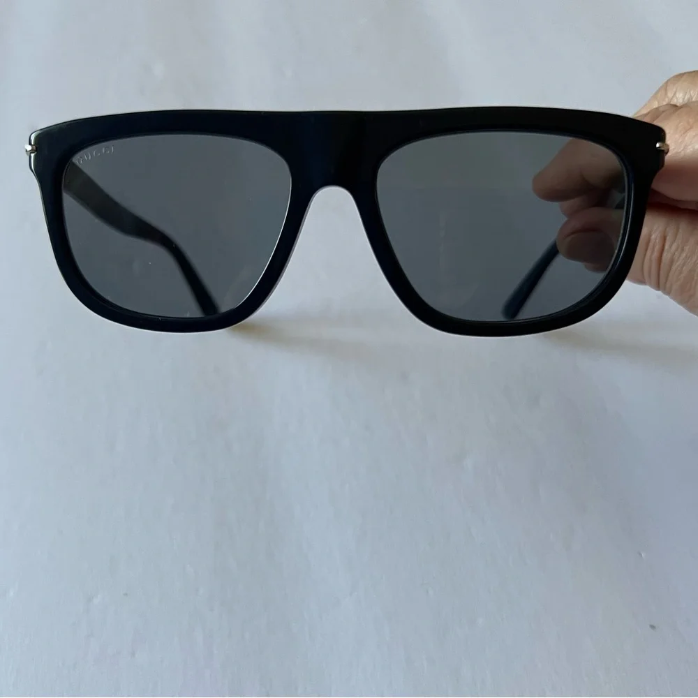 GUCCI GG1726S MENS SUNGLASSES DARK SHINY BLUE NWOT